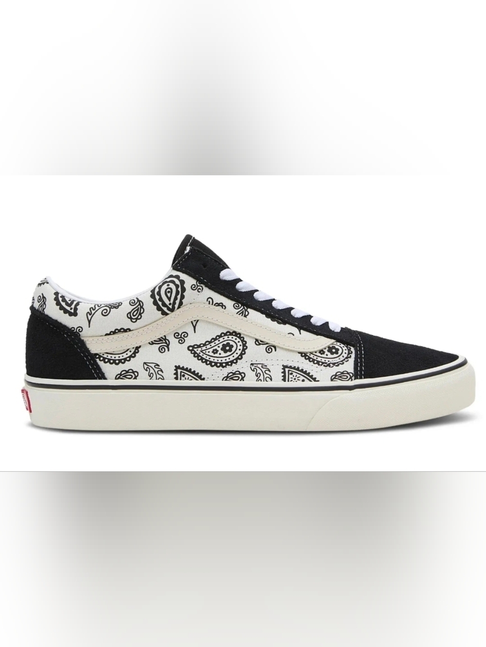Vans Old Skool Primavera Paisley Marshmallow Sneakers Size 11.5 Mens